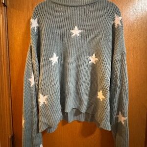 NWT Star Patterned Green Sweater Arula size A